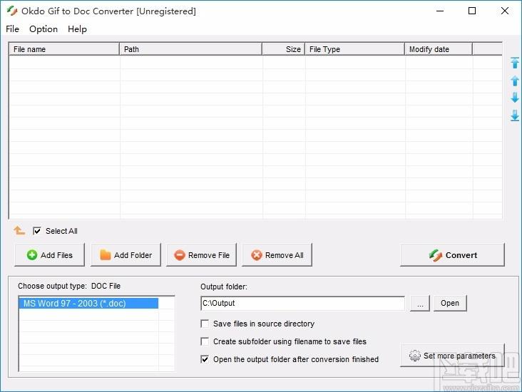 Okdo Gif to Doc Converter,Gif转Doc软件,Gif转Doc
